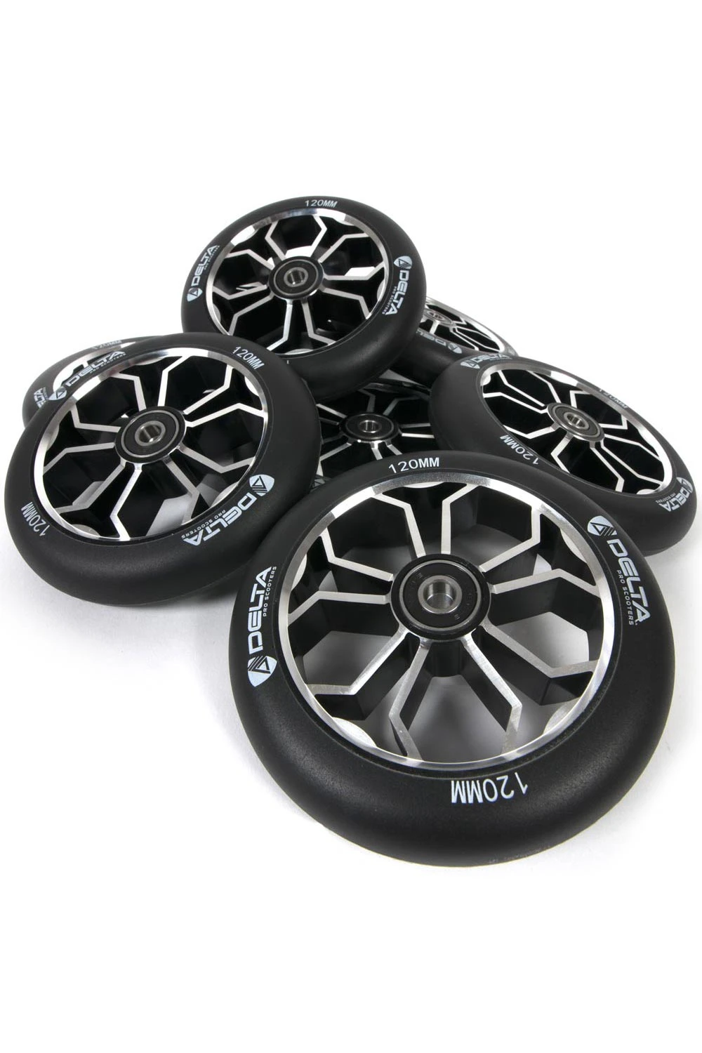 delta pro scooters mach one 120mm wheels - custom spoke group